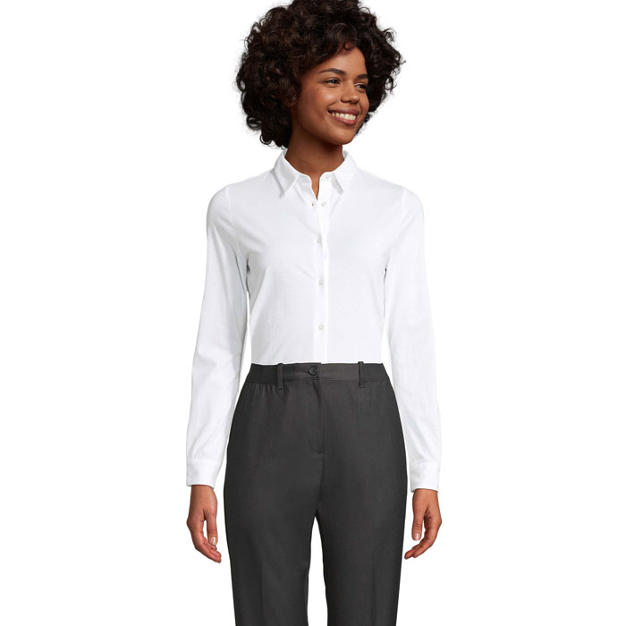 BALTHAZAR WOMEN SHIRT Optic White item picture front