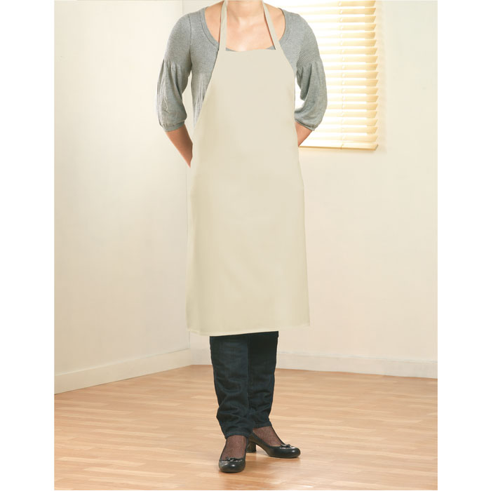 Kitchen apron in cotton Beige item ambiant picture