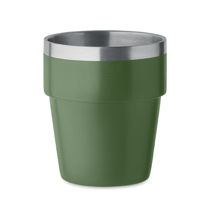 Bicchiere doppio strato 250 ml Verde Scuro item picture front