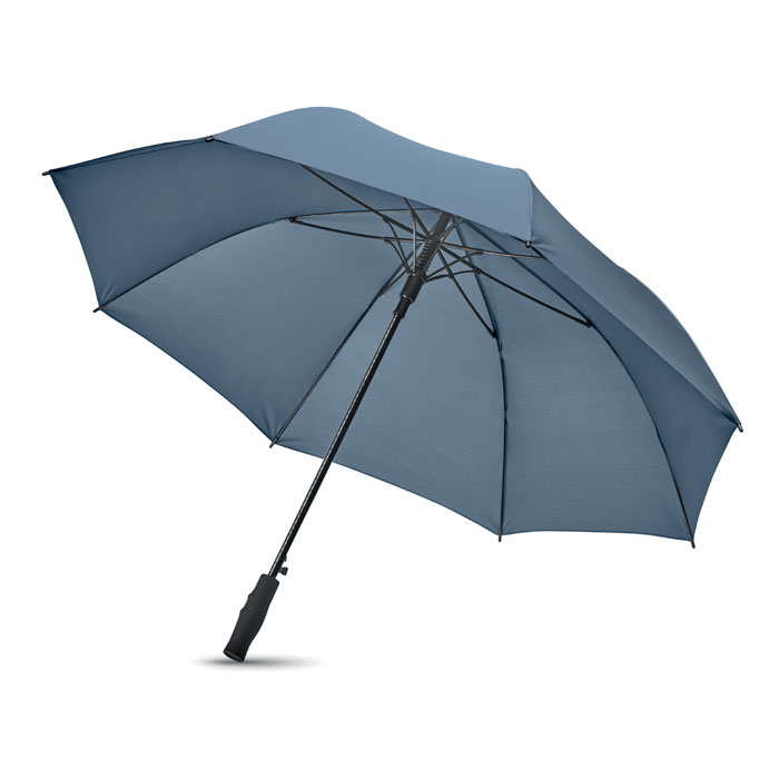 Windproof umbrella 27 inch Blu item picture open