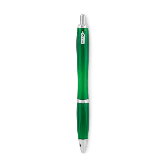 Ball pen in RPET Verde Trasparente item picture back