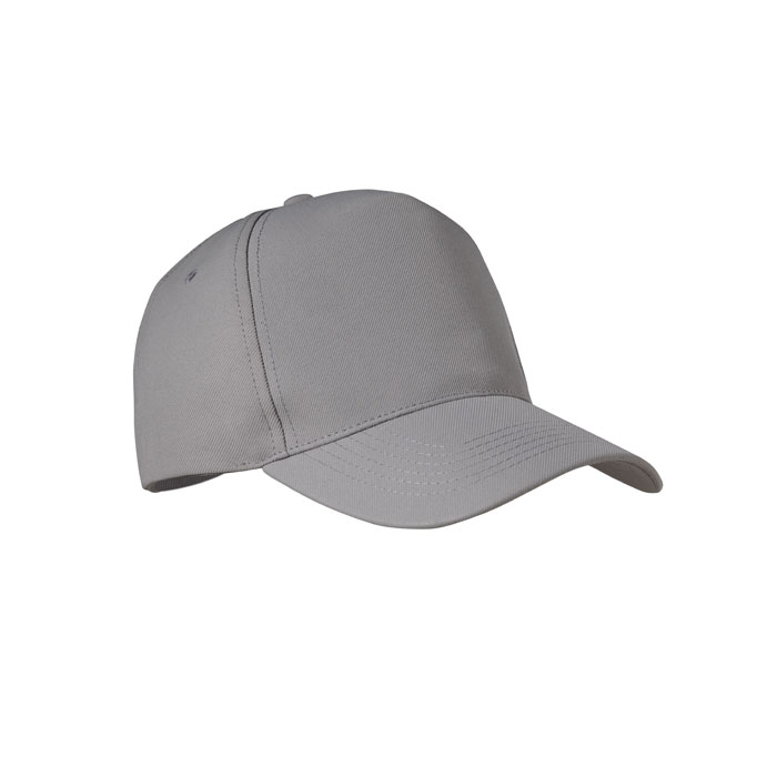 Cappellino 5 pannelli RPET grey item picture front