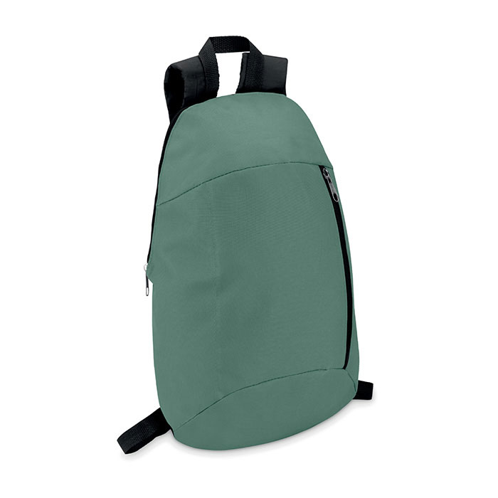 Backpack with front pocket Verde Scuro item picture side