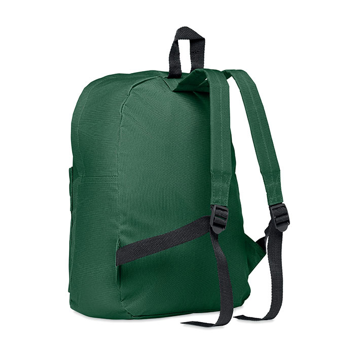 600D polyester backpack Verde Scuro item picture back