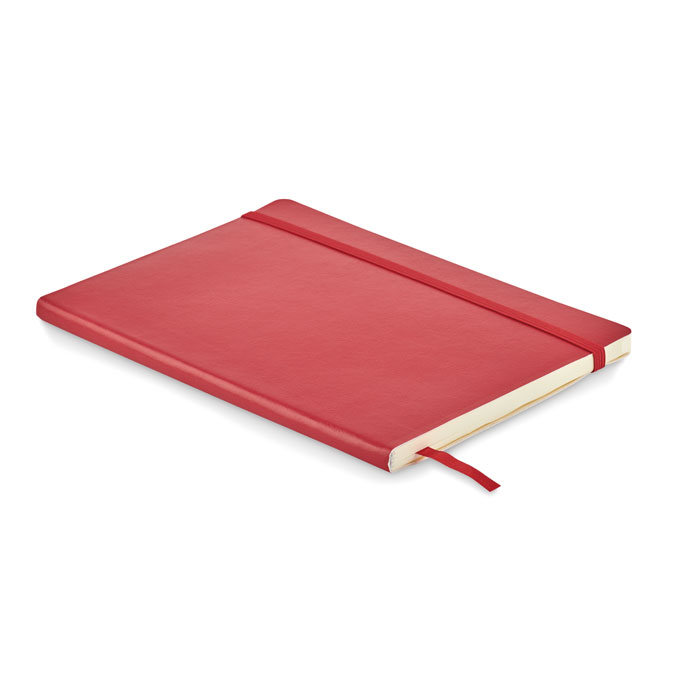 A5 recycled notebook Rosso item picture front