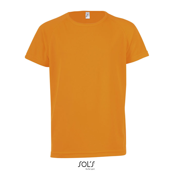 SPORTY KIDS T-SHIRT 140g neon orange item picture front