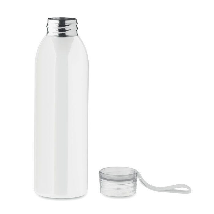 Bottiglia in acciaio inox 650ml Bianco item picture open