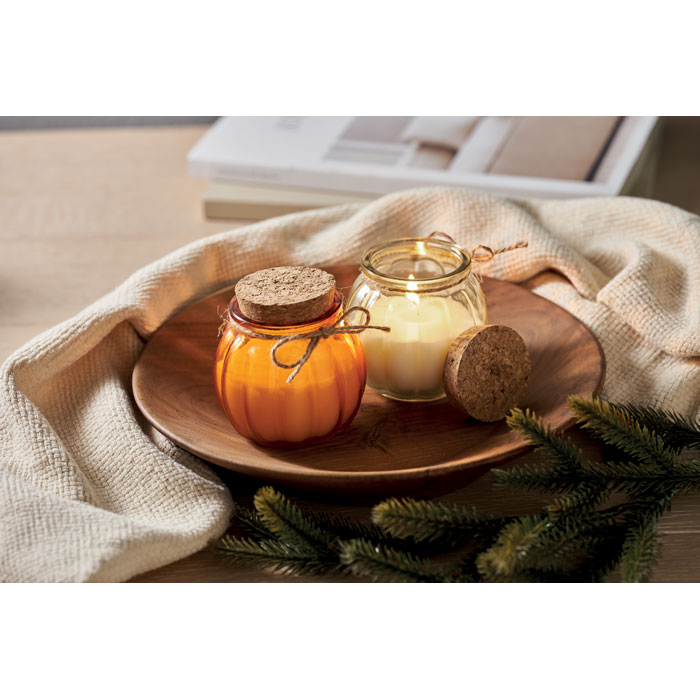 Candela vegetale vaniglia Arancio item ambiant picture