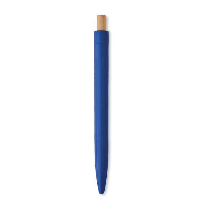 Penna a sfera in ABS riciclato Blu Royal item picture side