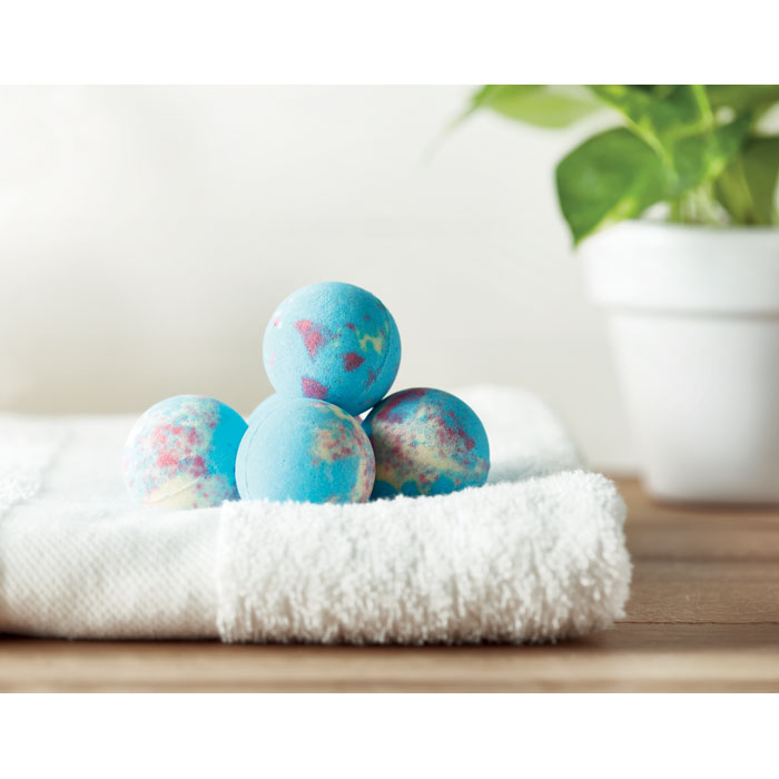 5 effervescent bath bombs Multicolore item ambiant picture