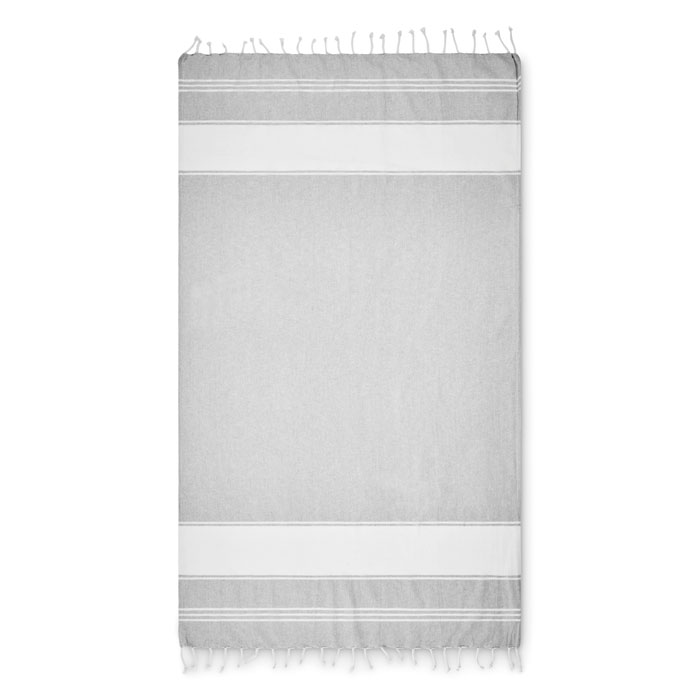 Borsa da spiaggia con telo Grigio item picture top