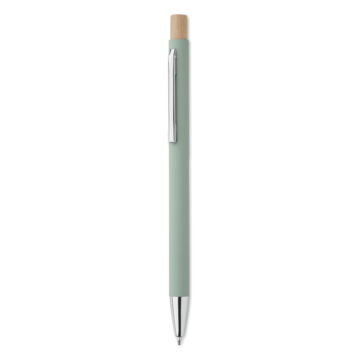 Recycled aluminium ball pen Verde Menta item picture front