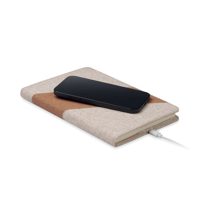 Notebook A5 con caricatore da 1 Beige item picture 1