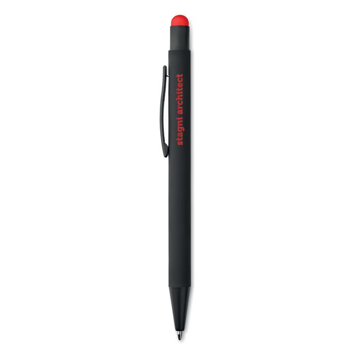 Aluminium stylus pen Rosso item picture side