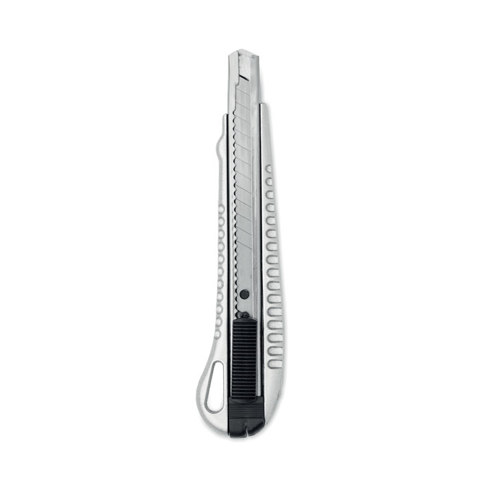 Aluminium retractable knife Argento item picture open