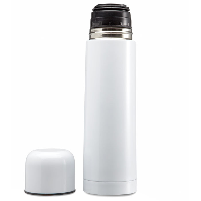 Double wall flask 500 ml Bianco item picture side