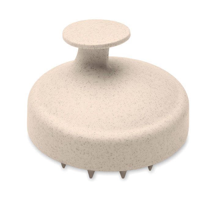 Spazzola per massaggio testa Beige item picture back