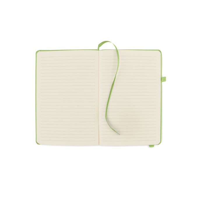 Notebook A5 in PU riciclato Lime item picture top