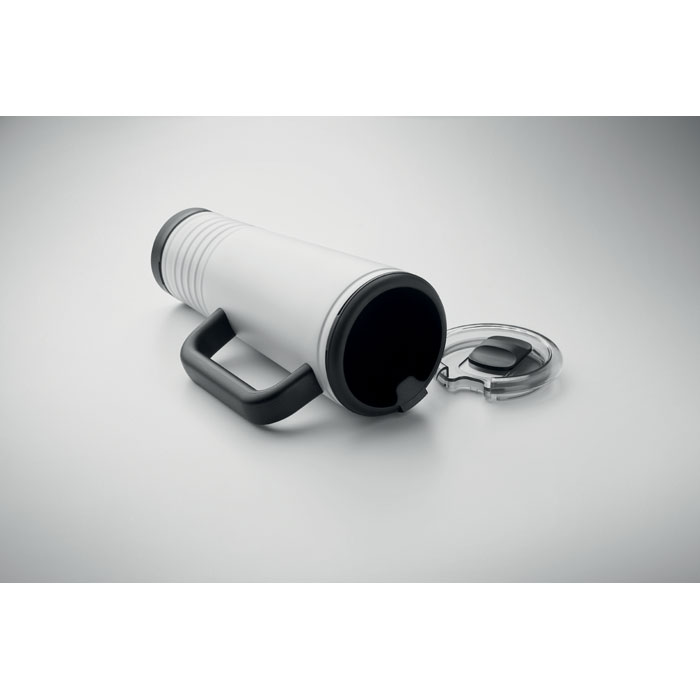 Bicchiere doppio strato 700 ml Bianco item picture open
