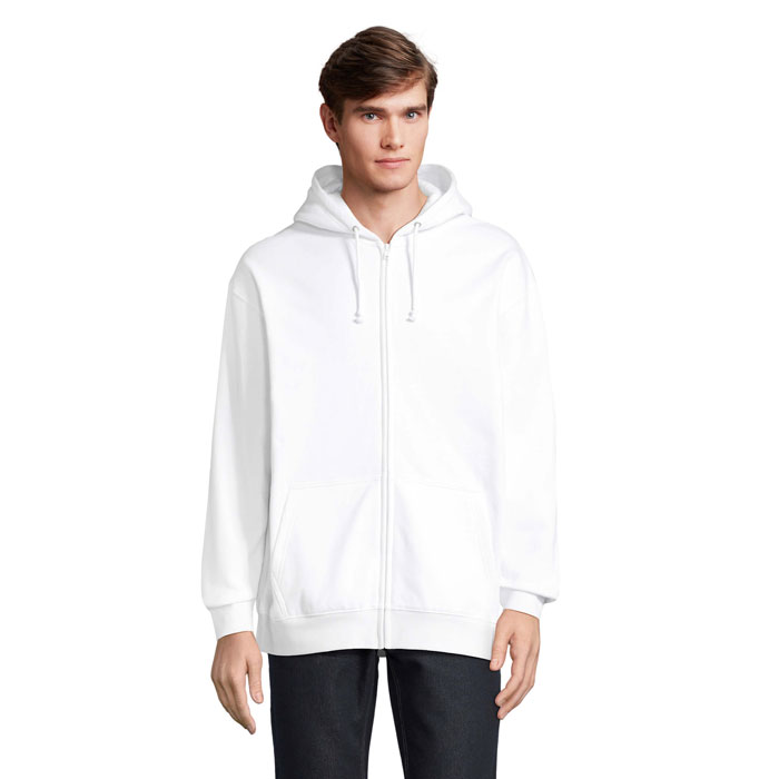 CARTER Full Zip Hoodie Antracite Melange item picture front