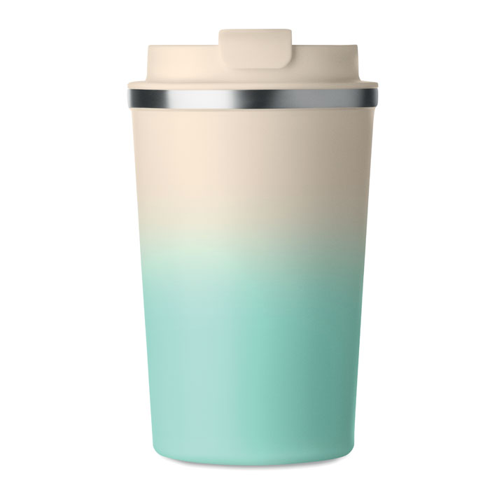Bicchiere doppio strato 350 ml Verde Menta item picture open