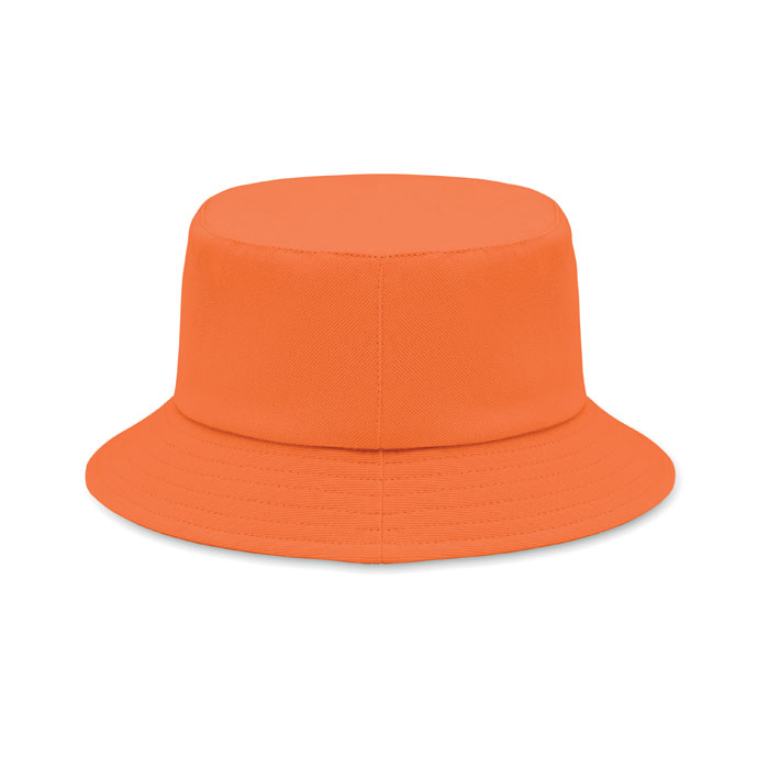 Brushed 260gr/m² cotton sunhat Arancio item picture open