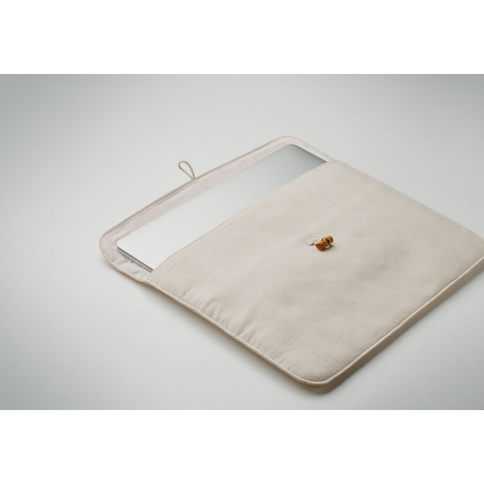 15 inch 220 gr/m² cotton pouch Beige item detail picture