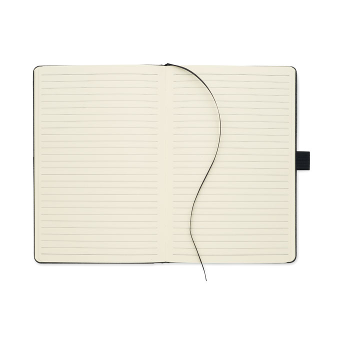 Notebook A5 in PU Grigio Pietra item picture side