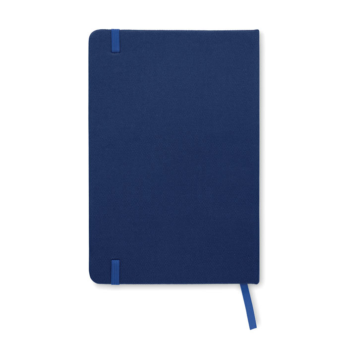 Notebook A5 in 600D RPET Blu item picture back
