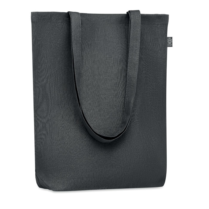 Shopper in 100% canapa black item picture front