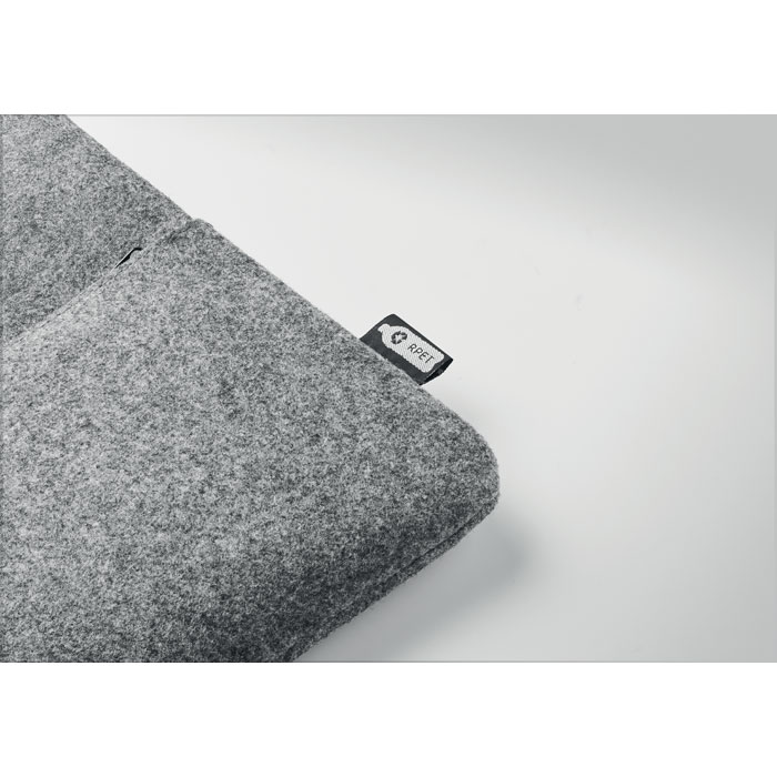 Borsa laptop in feltro RPET grey item detail picture
