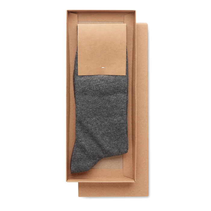 Pair of socks in gift box L Grigio Pietra item picture top