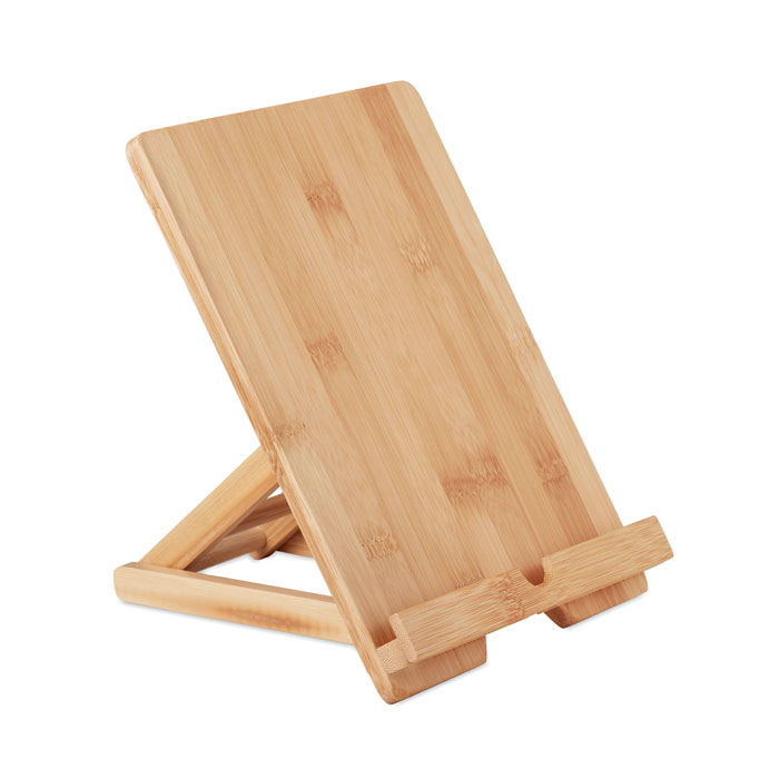 Stand per laptop in bamboo wood item picture front