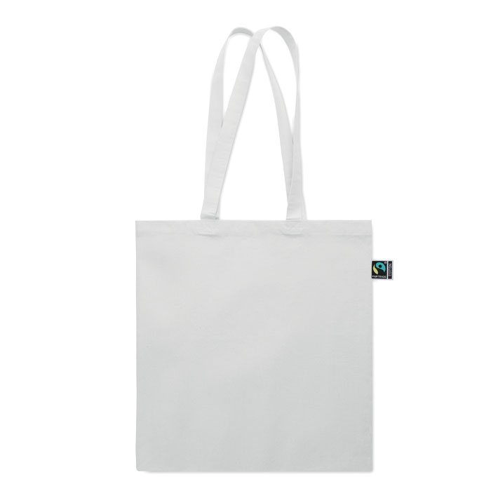 Shopper Fairtrade 180 gr Bianco item picture side