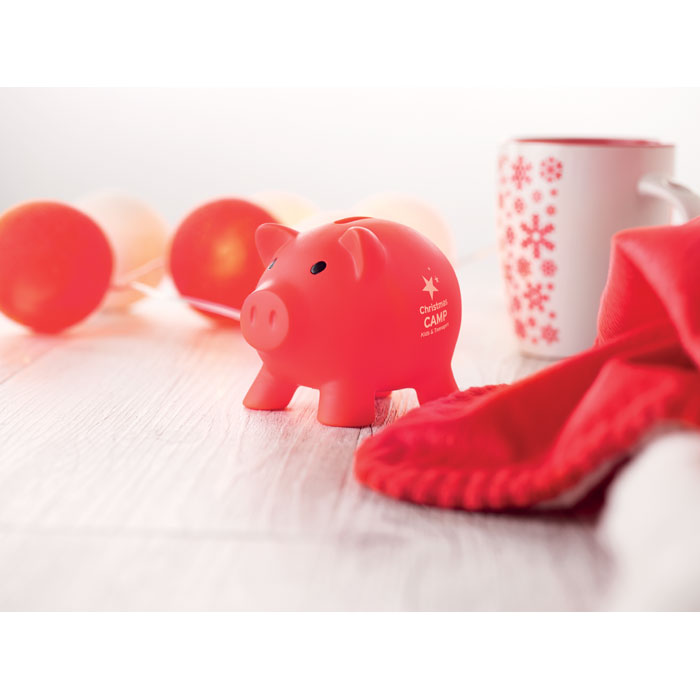 Piggy bank Rosso item picture printed