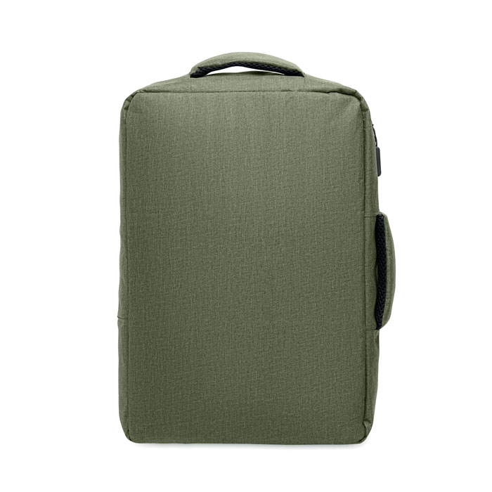 Zaino sottile per laptop Verde Militare item picture 3