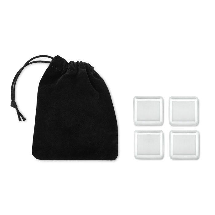Set di 4 cubetti ghiaccio Nero item picture side