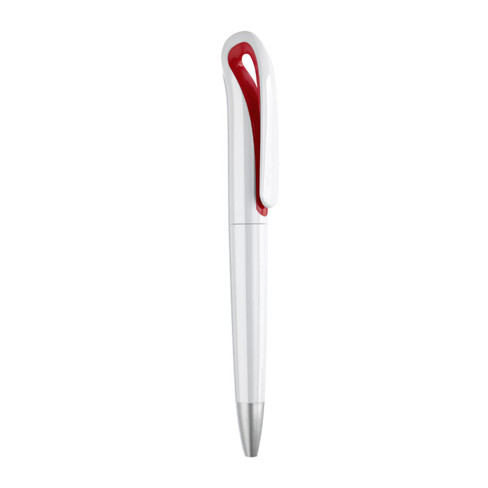 Penna a sfera in ABS red item picture front