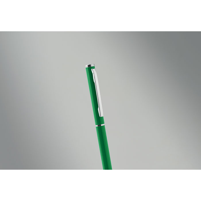 Penna a sfera in alluminio Verde item picture back