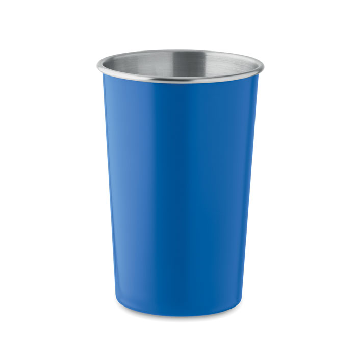 Recycled stainless steel cup Blu Royal item picture front