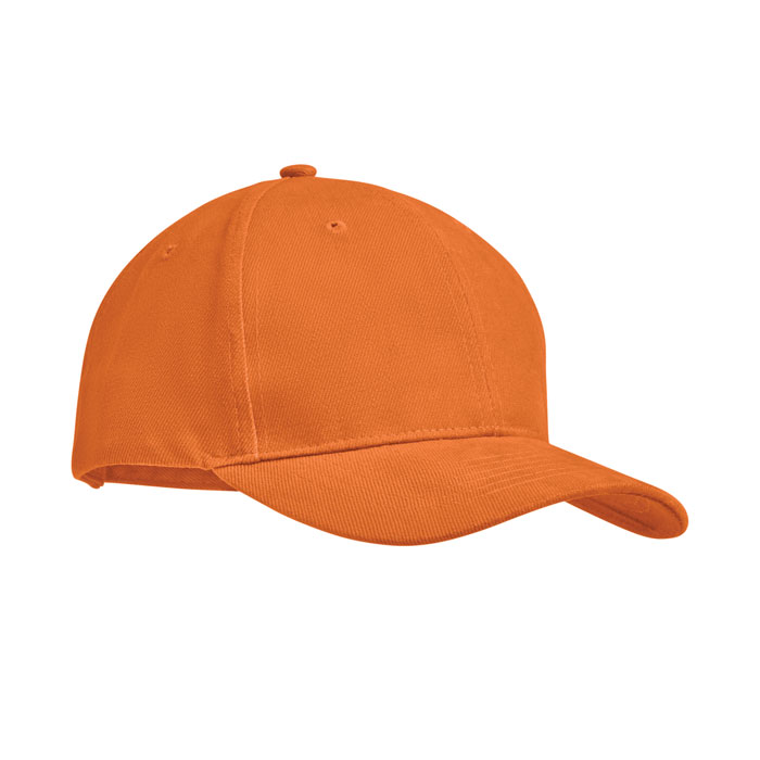 Brushed heavy cotton 6 panel Ba Arancio item picture front