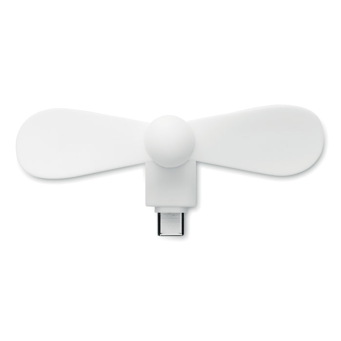 Portable USB-C fan Bianco item picture back