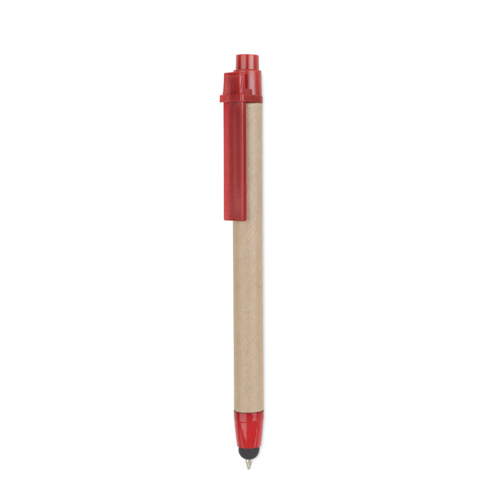 Penna in carta riciclata red item picture front