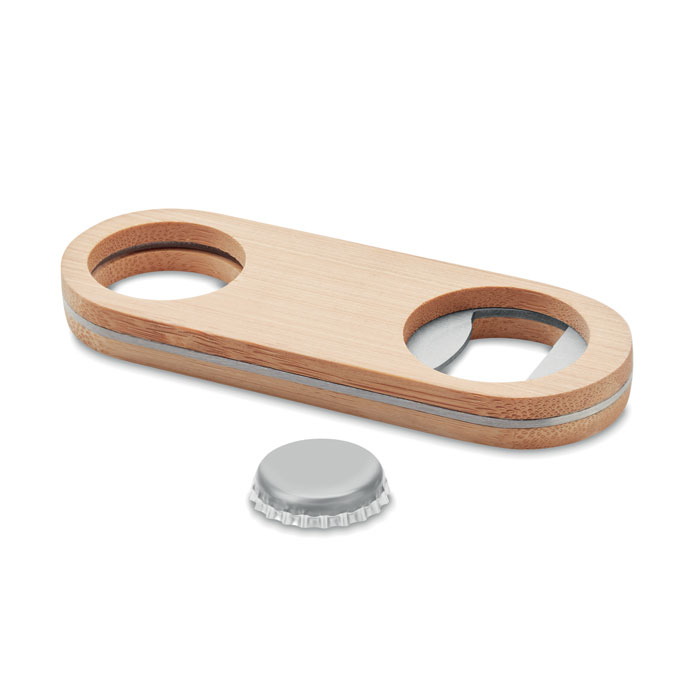 Apribottiglie in bamboo Legno item picture side