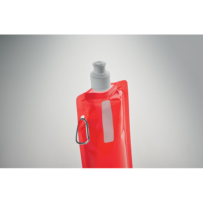 Foldable water bottle Rosso Trasparente item detail picture