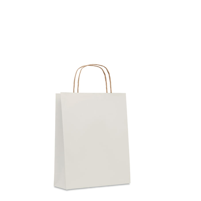 Small Gift paper bag 90 gr/m² Bianco item picture side