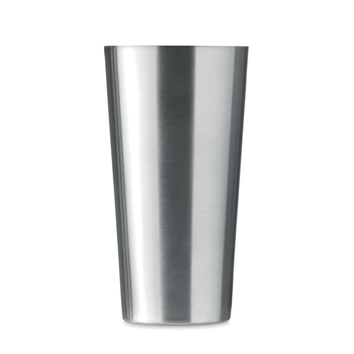 Bicchiere a doppio strato 500 m matt silver item ambiant picture
