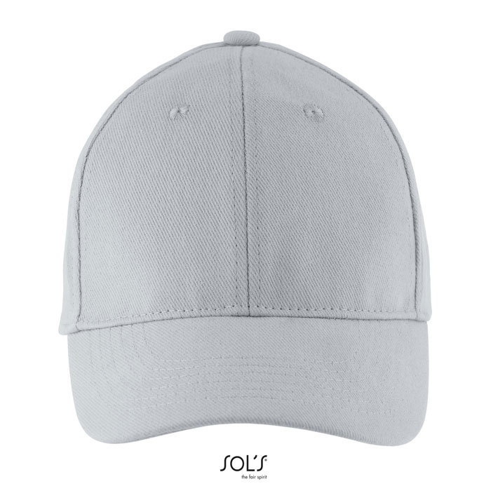 BUFFALO SIX PANEL CAP Grigio Puro item picture front