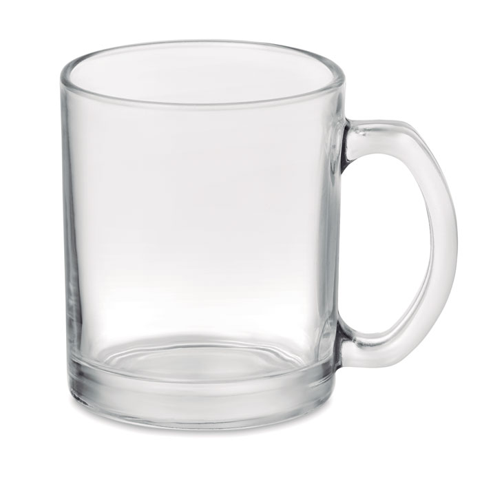 Glass sublimation mug 300ml Trasparente item picture front