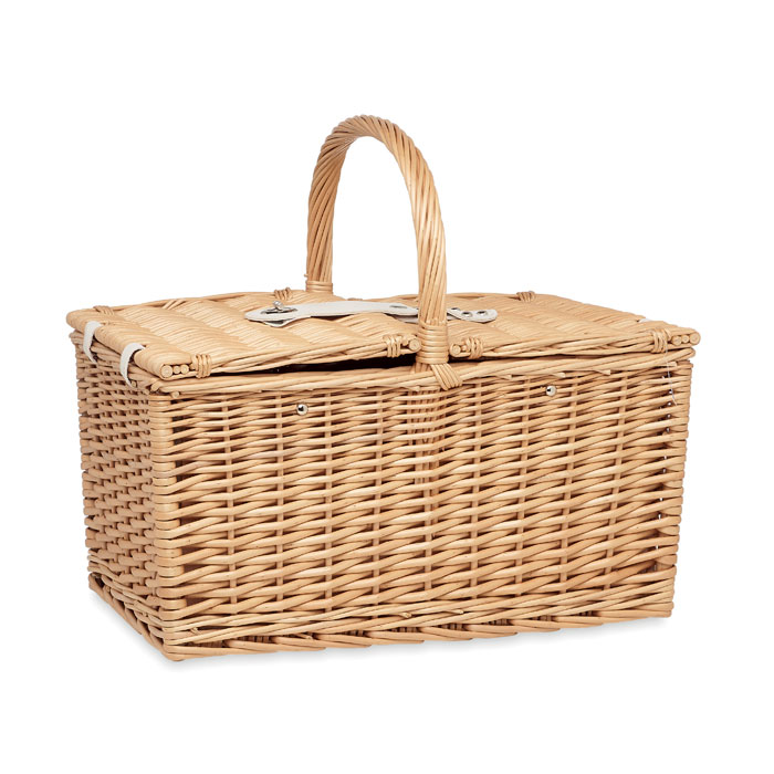 Wicker picnic basket 4 people Legno item picture top